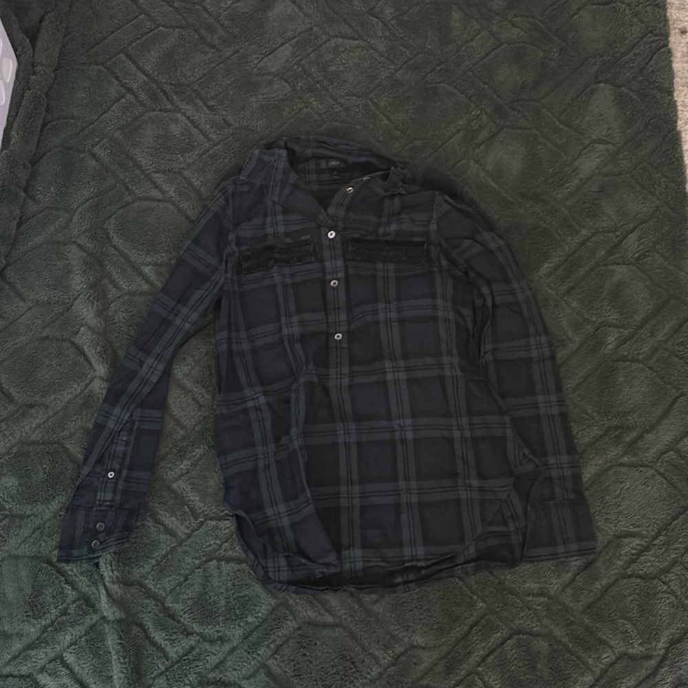 J. Crew plaid blouse